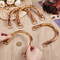 4Pcs Resin Imitation Bamboo Bag Handles&nbsp;DIY-BBC0002-91A