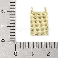 Brass Pave Natural White Shell Pendants&nbsp;KK-S522-02D-G