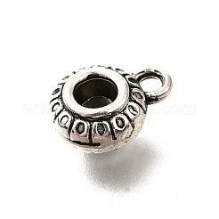 Tibetan Style Alloy Tube Bails&nbsp;TIBE-L008-42AS