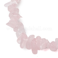 Natural Rose Quartz Beads Kids Bracelets&nbsp;BJEW-JB10611-09