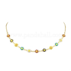 Brass Necklaces Sets for Women&nbsp;NJEW-JN04805