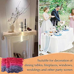 Gradient Polyester Tablecloth&nbsp;DIY-TAC0020-53B