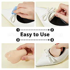 6 Pairs EVA Non-Slip Ball-of-Foot Cushions and 6 Pairs Rubber Adjustable Shoe Filler&nbsp;AJEW-HS0001-16