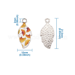Alloy Enamel Pendants&nbsp;LS-PALLOY-TAC0009-25P-E