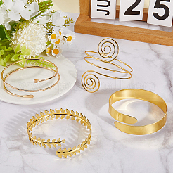 4Pcs 4 Styles Upper Arm Cuff Band&nbsp;AJEW-GF0010-91