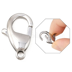 Tarnish Resistant 304 Stainless Steel Lobster Claw Clasps&nbsp;STAS-AB21