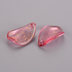 Transparent Spray Painted Glass Pendants&nbsp;GLAA-T016-38-C02