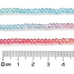 Transparent Painted Glass Beads Strands&nbsp;LS-DGLA-A034-T1mm-A11