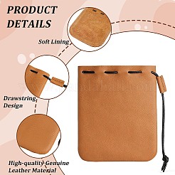 Leather Drawstring Bags&nbsp;ABAG-CL0001-38B