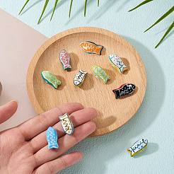 10Pcs 10 Styles Handmade Porcelain Ceramic Beads&nbsp;PORC-TA0001-37