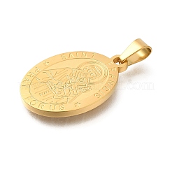 304 Stainless Steel Pendants&nbsp;STAS-K394-04G-03
