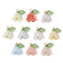 12 Sets Flora Leaves & Lily Flower Charms&nbsp;FIND-SC0016-69