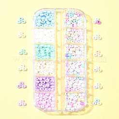 480Pcs 12 Colors 6/0 Glass Seed Beads&nbsp;SEED-FS0001-27