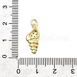Brass Micro Pave Cubic Zirconia Pendants&nbsp;KK-F896-04G