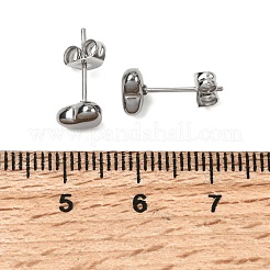 304 Stainless Steel Stud Earrings for Women&nbsp;EJEW-G459-01C-P