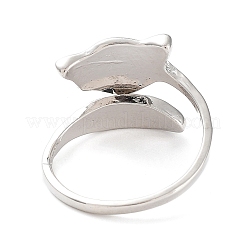 Enamel Raccoon Open Cuff Ring&nbsp;PW23031603738