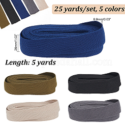 25 Yard 5 Colors Polyester Ribbon&nbsp;OCOR-PH0002-40