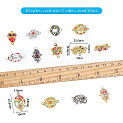 Evil Eye Alloy Links&nbsp;PALLOY-NB0001-46