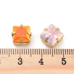 Square Opal Sew On Rhinestones&nbsp;RGLA-G024-02A-G