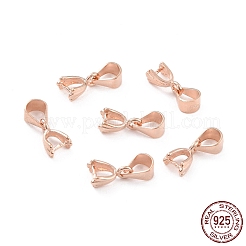 925 Sterling Silver Ice Pick Pinch Bails&nbsp;STER-Z001-015RG