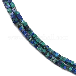 Natural Chrysocolla and Lapis Lazuli Beads Strands&nbsp;G-K399-B08-01