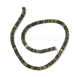 Frosted Natural Chinese Jade Beads Strands&nbsp;G-K389-C12-01