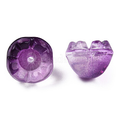 Transparent Spray Painted Glass Beads&nbsp;GLAA-N035-032-C06