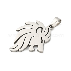 Non-Tarnish 201 Stainless Steel Pendants&nbsp;STAS-N103-187P