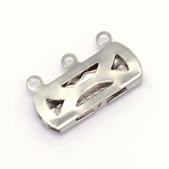 316 Surgical Stainless Steel Box Clasps&nbsp;STAS-WH0009-08P