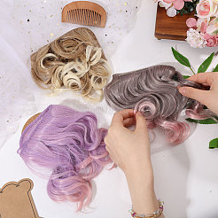 3Pcs 3 Colors PP Doll Wig Long Curly Hair&nbsp;DIY-GL0006-21A