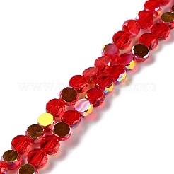 Transparent Electroplate Glass Beads Strands&nbsp;GLAA-Q099-I01-M02
