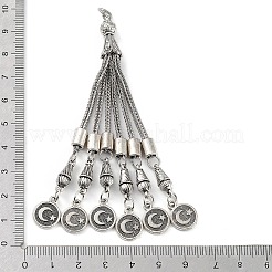 Tibetan Style Alloy Curb Chain Tassel Big Pendants&nbsp;FIND-K013-01AS-04
