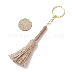 Wood & Jute Cord Keychains&nbsp;KEYC-JKC01313
