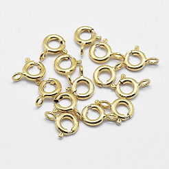 925 Sterling Silver Spring Ring Clasps&nbsp;STER-K167-076D-G-01