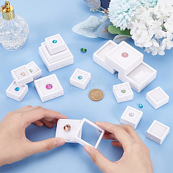 24Pcs Acrylic and Plastic Jewelry Box&nbsp;OBOX-BC0001-10