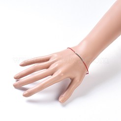 Adjustable Waxed Cotton Cord Bracelets&nbsp;BJEW-JB04206