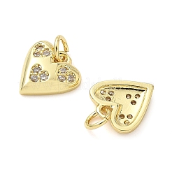 Brass Micro Pave Cubic Zirconia Pendants&nbsp;KK-Z120-61B-G
