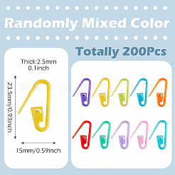 200Pcs Plastic Locking Stitch Marker&nbsp;TOOL-TADJ0001-06