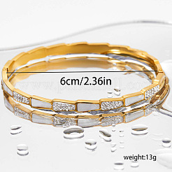 201 Stainless Steel Hinged Bangles for Women&nbsp;YQ8735-3