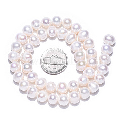 Natural Cultured Freshwater Pearl Beads Strands&nbsp;PEAR-N013-08F