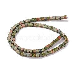 Natural Unakite Beads Strands&nbsp;G-F631-K19