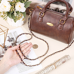 1Pc Imitation Leather & Aluminum Chain Bag Handles&nbsp;AJEW-CL0001-27D