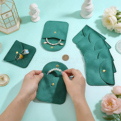 10Pcs Velvet Jewelry Storage Bags with Snap Button&nbsp;ABAG-HY0001-17A