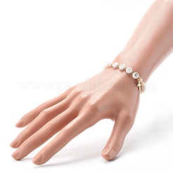 Glass Beads Stretch Bracelets&nbsp;BJEW-JB06577-04