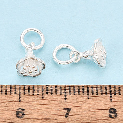 925 Sterling Silver Flower Charms&nbsp;STER-T009-11S