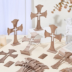12Pcsc Wood Sculpture Display Decorations&nbsp;DJEW-PH0001-83