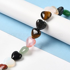 Natural & Synthetic Mixed Gemstone Beads Strands&nbsp;G-K335-01F