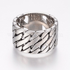 304 Stainless Steel Finger Rings&nbsp;RJEW-G091-13-20mm