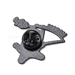 Fishing White Cat Enamel Pins&nbsp;JEWB-L024-01EB-02