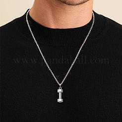 8Pcs 2 Colors 304 Stainless Steel Pendants&nbsp;STAS-UN0059-56